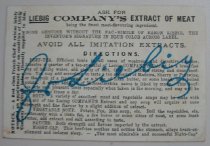 "Annual Sale Eight Million Jars/Ask for Liebig Company's Extract of Meat"